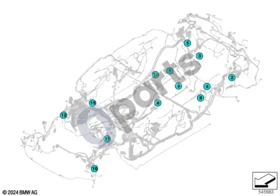 BMW 3 G20 G21 jungtis nuo a438*1b->a499*1b – schema