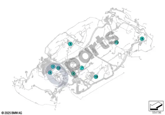 BMW 3 G20 G21 jungtis nuo a80*1b->a98*1b – schema