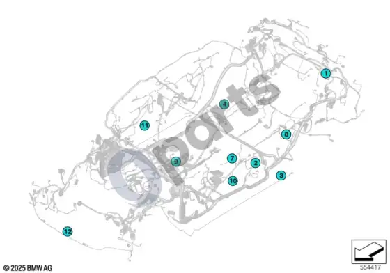 BMW 3 G20 G21 jungtis nuo e416*1b-->e499*1b – schema