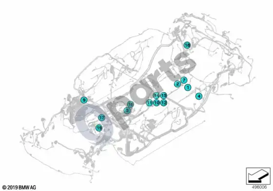 BMW 3 G20 G21 jungtis nuo s76*1b-->x13*2b – schema