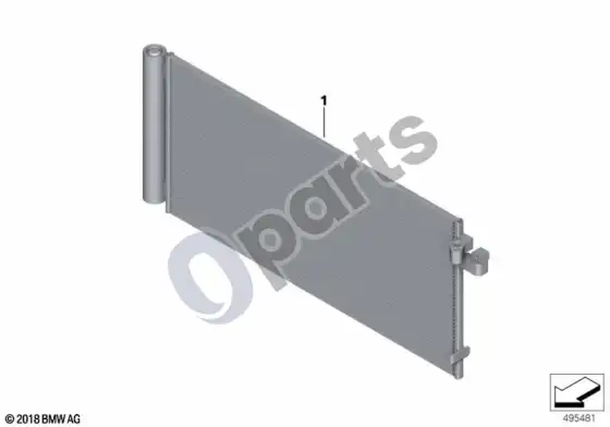 BMW 3 G20 G21 kondicionieriaus kondensatorius – schema