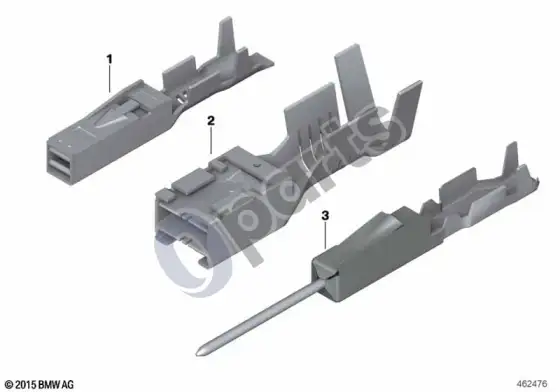 BMW 3 G20 G21 kontaktų sistema MCON – schema