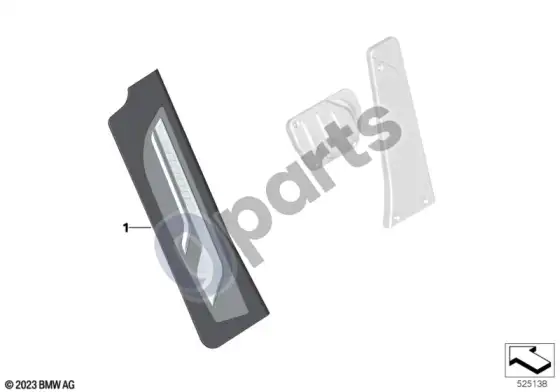 BMW 3 G20 G21 m performance atrama kojai; ... - 2023.07 – schema