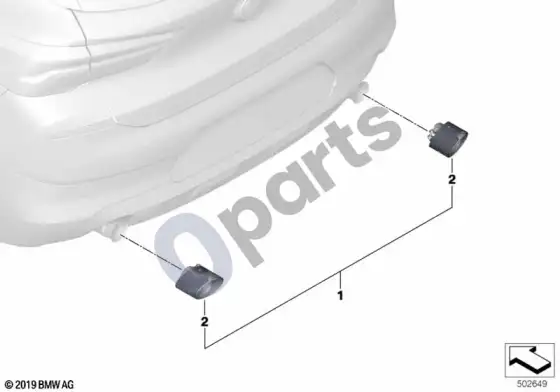 BMW 3 G20 G21 m performance dalys – schema
