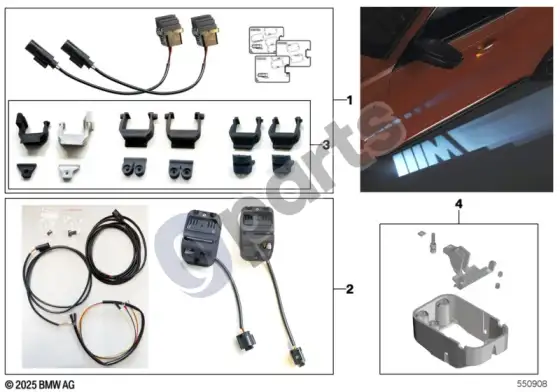 BMW 3 G20 G21 m performance lengvas kilimas – schema