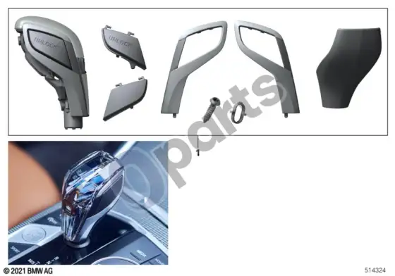 BMW 3 G20 G21 stiklo apdailos papildomas įrengimas – schema