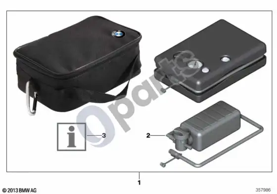 BMW 4 F32 F33 mobilumo sistema – schema