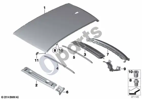 BMW 4 F32 F33 stogas – schema