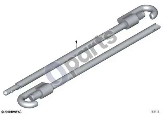 BMW 4 F32 F33 vilkimo kablys – schema