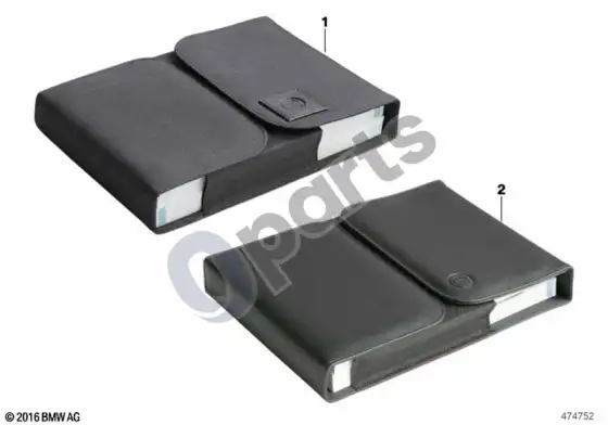 BMW 5 E39 BMW aptarnavimo knygelės dėklas; ... - 2001.11 – schema