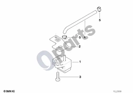 BMW 5 E39 dyzelinių variklių valdymo blokai – schema