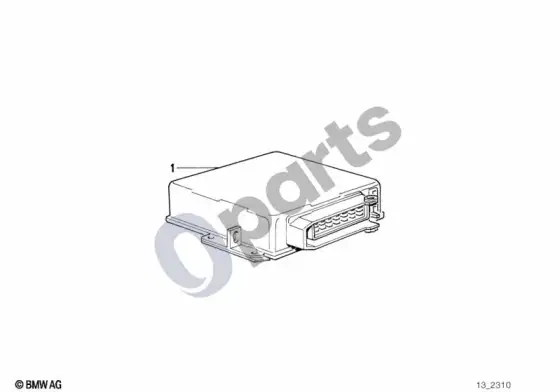 BMW 5 E39 bazinis DDE valdymo blokas (E39 525TD, E39 525TDS) – schema
