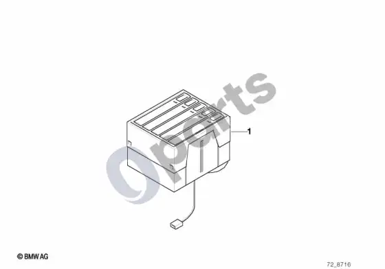 BMW 5 E39 kasečių dėžutė – schema
