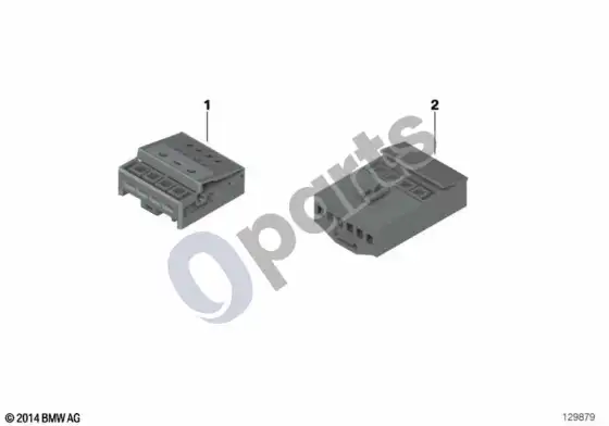 BMW 5 E39 kištukinis kontaktas elo-power – schema