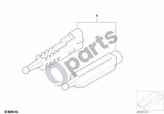 BMW 5 E39 priekinio žibinto reguliavimo elementas; ... - 2000.09 – schema