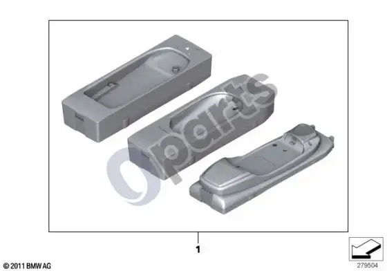 BMW 5 E39 snap-in adapteris, SONY ERICSSON įrenginiams – schema