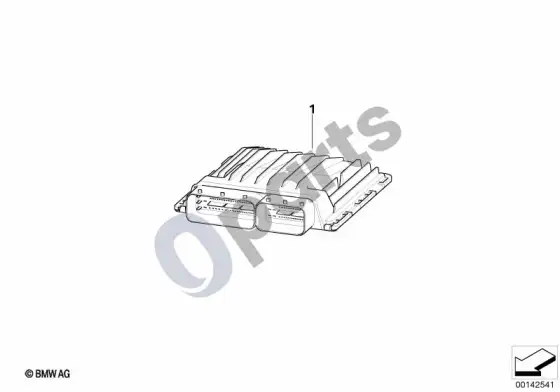 BMW 5 E60 E61 bazinis DME valdymo blokas / MSS65 – schema