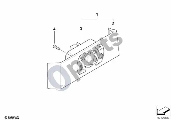 BMW 5 E60 E61 žibintų valdymo blokas (E60 520D, E61 520D) – schema