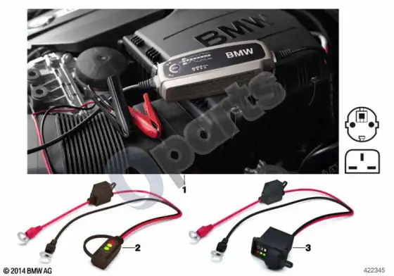 BMW 5 E60 E61 akumuliatoriaus kroviklis (E60 LCI 520DM47N2, E60 520D, E61 LCI 520DM47N2, E61 520D) – schema