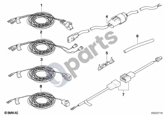 BMW 5 E60 E61 remonto laidas, oro pagalvė (E60 LCI 520DM47N2) – schema