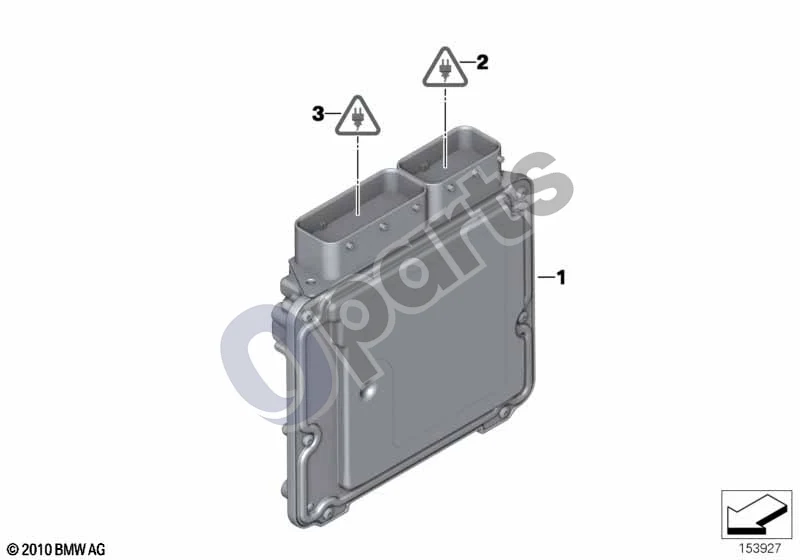 BMW 5 E60 E61 (2004–2010) Bazinis DDE valdymo blokas (E60 LCI 520DN47, E61 LCI 520DN47) schema – pozicija 01: Bazinis DDE valdymo blokas
