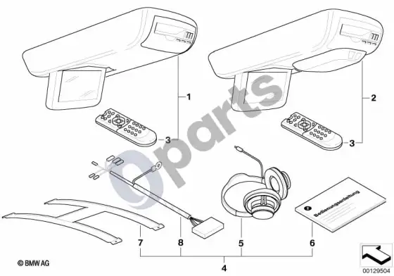 BMW 5 E60 E61 DVD sistema; ... - 2005.09 (E61 520D) – schema