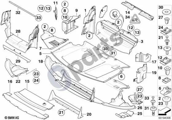 BMW 5 E60 E61 oro kanalas (E61 LCI 520DM47N2) – schema