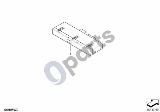 BMW 5 E60 E61 jungiklių blokas, centrinė konsolė; ... - 2007.03 – schema