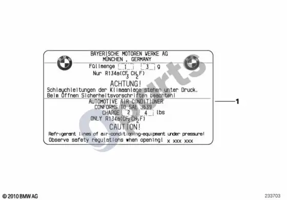 BMW 5 E60 E61 lipdukas, aušinimo skystis – schema