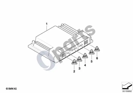 BMW 5 E60 E61 pagrindinis valdymo blokas DME / ek928_7 – schema