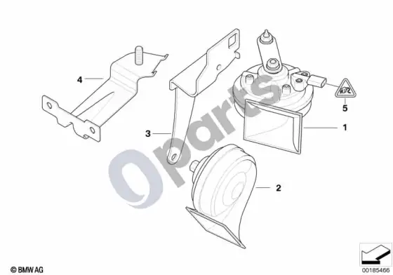 BMW 5 E60 E61 signalas – schema