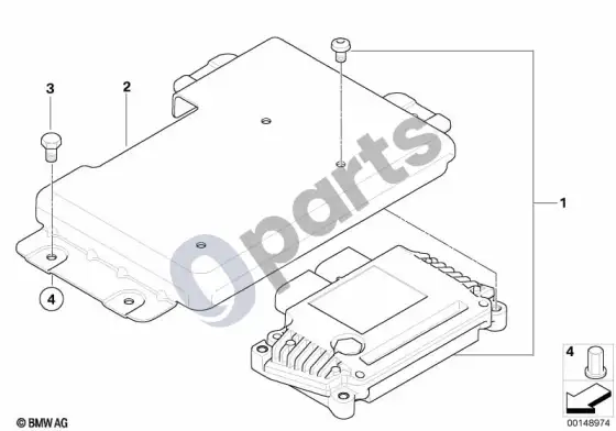 BMW 5 E60 E61 skirstomosios dėžės valdymo blokas; ... - 2007.03 – schema