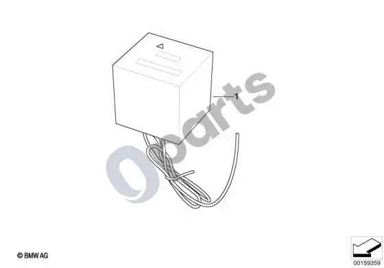 BMW 5 E60 E61 slopinimo filtras – schema