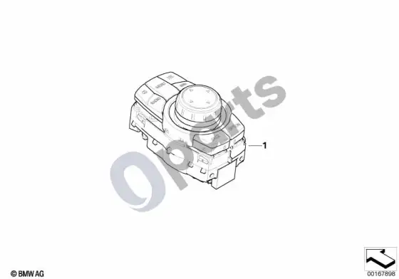 BMW 5 E60 E61 valdiklis nuo 09/2008; 2008.09 - ... – schema