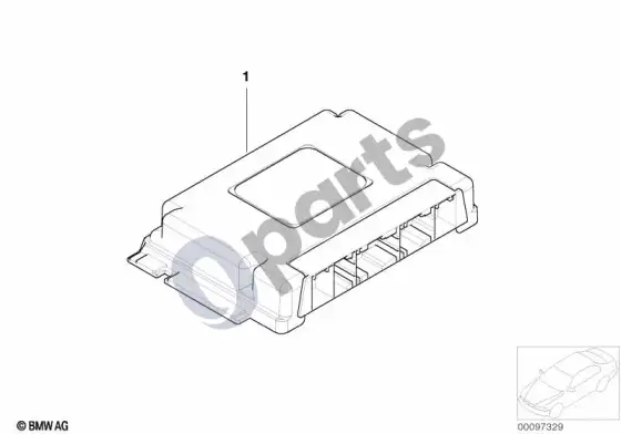 BMW 5 E60 E61 bazinis SMG valdymo blokas (N62N) – schema