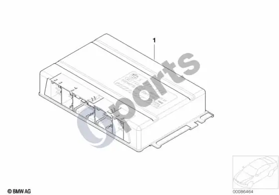 BMW 5 E60 E61 bazinis SMG valdymo blokas (S85) – schema