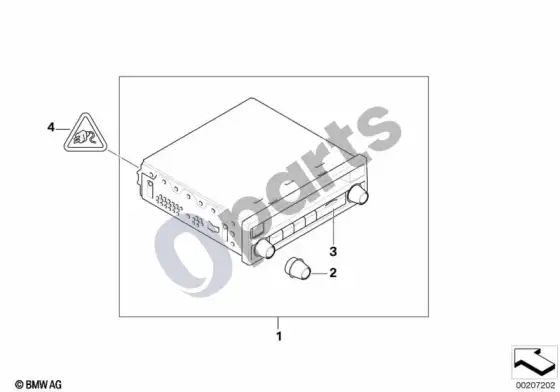BMW 5 E60 E61 DVD grotuvas – schema