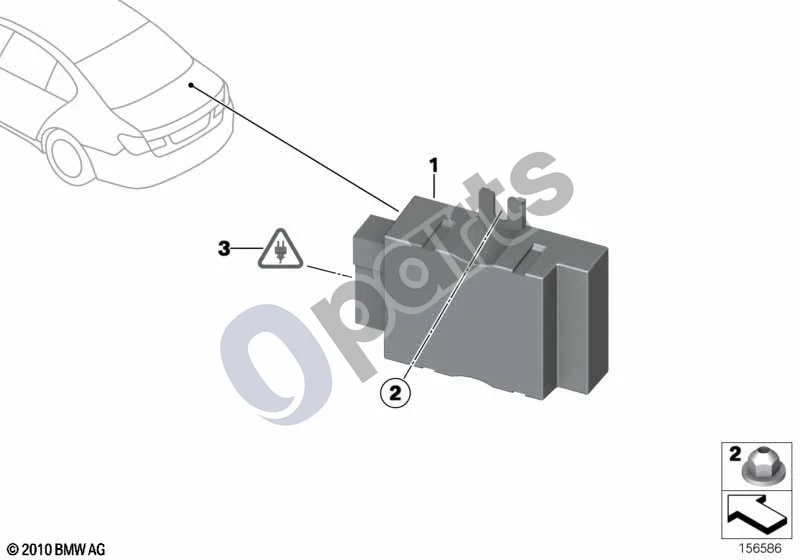 BMW 5 E60 E61 (2004–2010) Kuro siurblio valdymo blokas (E60 LCI, E61, E61 LCI) schema – pozicija 01: Kuro siurblio valdymo blokas