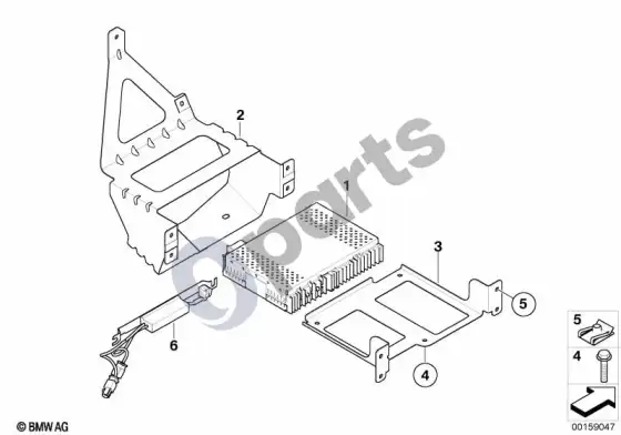 BMW 5 E60 E61 IBOC imtuvo modulis/iboc skirstytuvas (E60 LCI) – schema