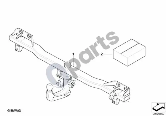 BMW 5 E60 E61 nuimamo vilkimo kablio papildomo montavimo komplektas (E60) – schema