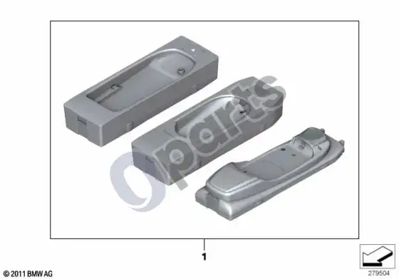 BMW 5 E60 E61 snap-in adapteris, MOTOROLA įrenginiams – schema