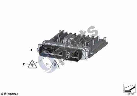 BMW 5 E60 E61 pagrindinis valdymo blokas DME / MSD81 – schema