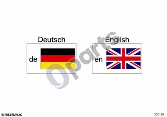 BMW 5 E60 E61 veidrodžio etiketė – schema