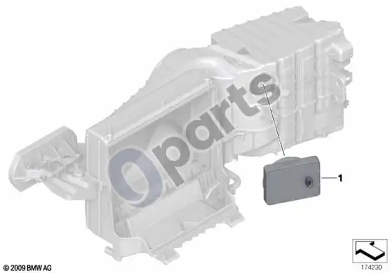 BMW 5 F10 F11 ozono generatorius – schema