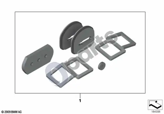 BMW 5 F10 F11 sandariklis, šildytuvas – schema