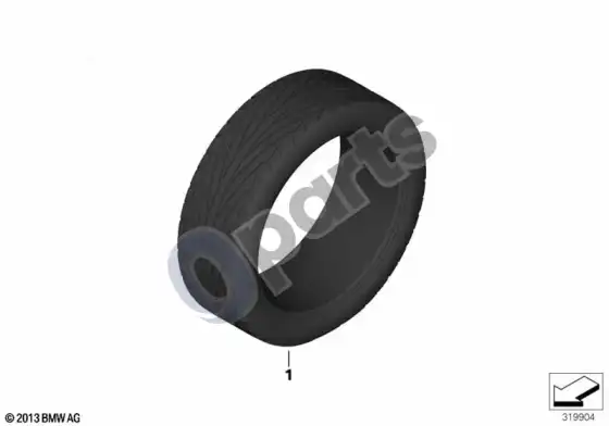 BMW 5 G60 G61 vasarinės padangos – schema