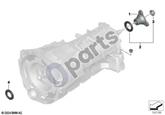 BMW 5 G60 G61 išvadas GA8HP80PH – schema
