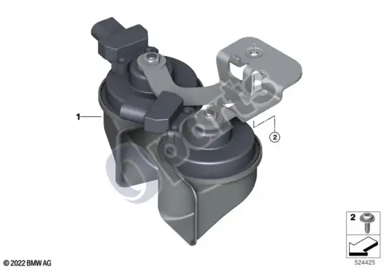 BMW 5 G60 G61 signalas – schema