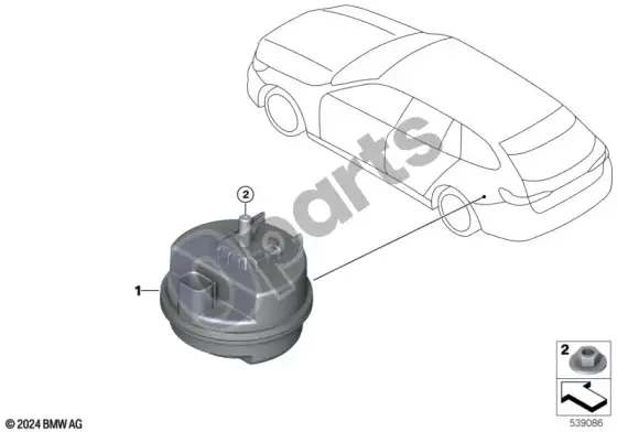 BMW 5 G60 G61 signalizacija – schema