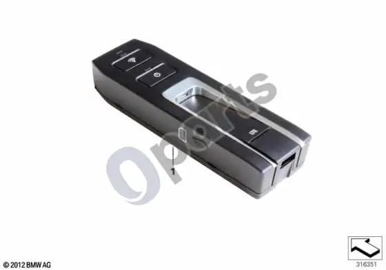 BMW 6 E63 E64 BMW car hotspot LTE – schema